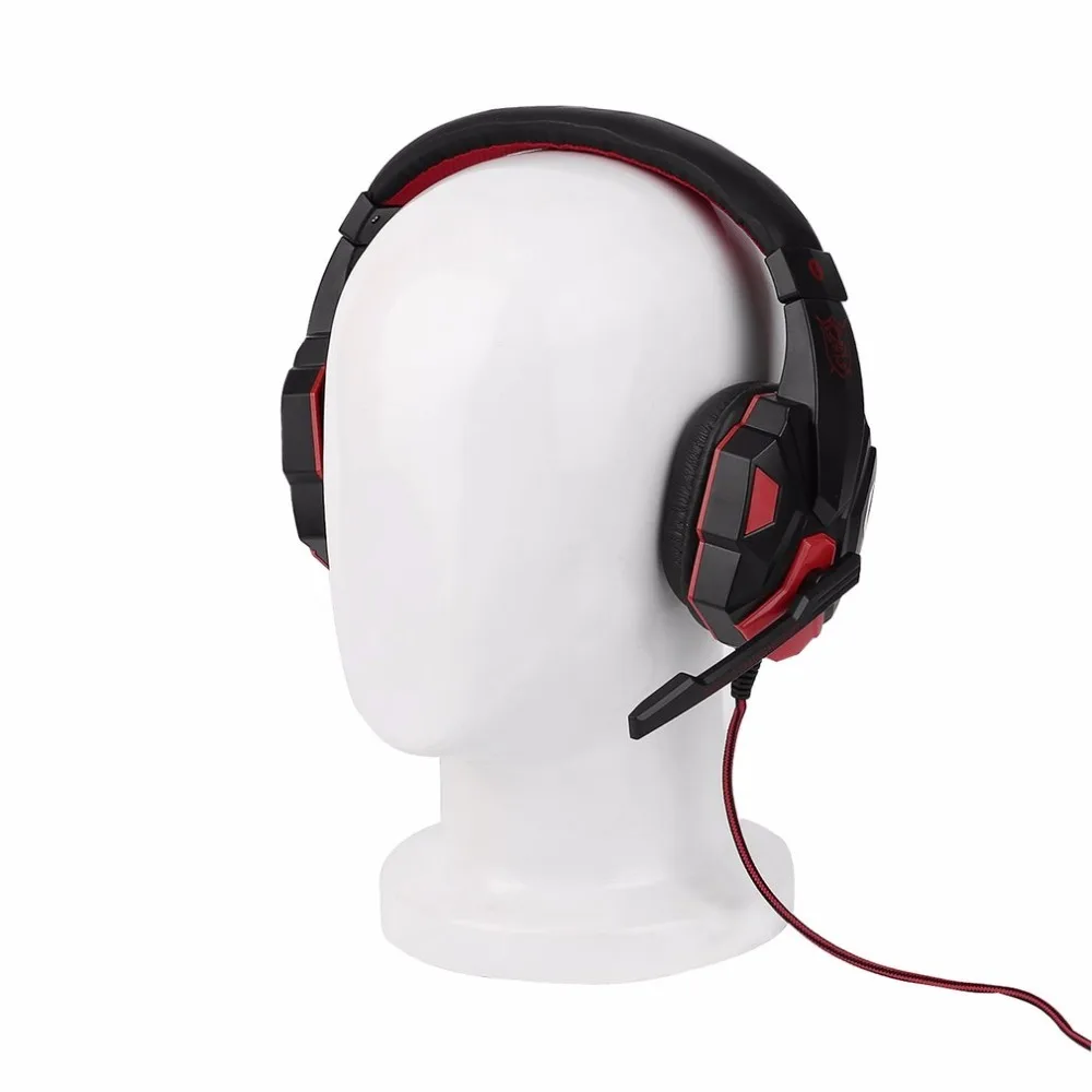 SY830MV Регулируемый Длина петли 3,5 мм Surround Stereo Gaming Headset повязка наушники с микрофоном для ПК 3 цвета на выбор