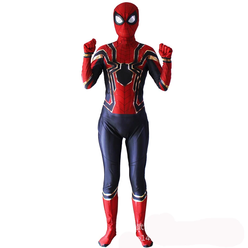 Halloween Adult Homecoming Spiderman Cosplay Zentai Iron Spider Man Costume Superhero Bodysuit Suit Jumpsuit Boy Halloween Adult Homecoming Spiderman Cosplay Zentai Iron Spider Man Costume Superhero Bodysuit Suit Jumpsuit Boy