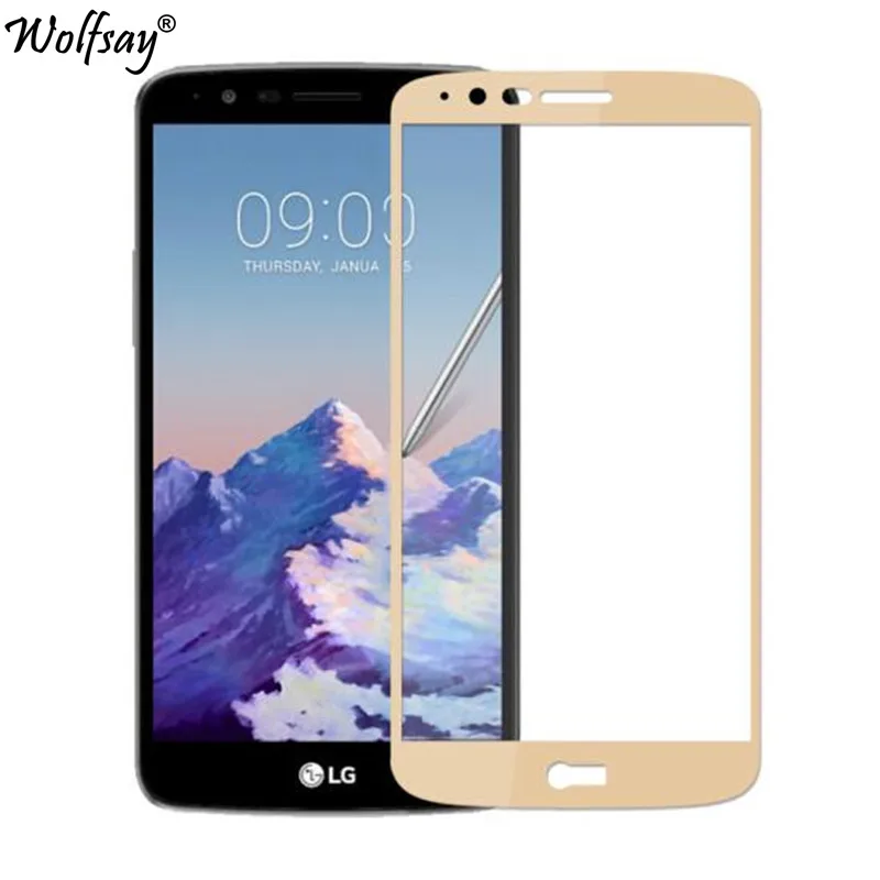 Защитное стекло с полным покрытием для LG Stylus 3 2 шт. закаленное LS777 пленка