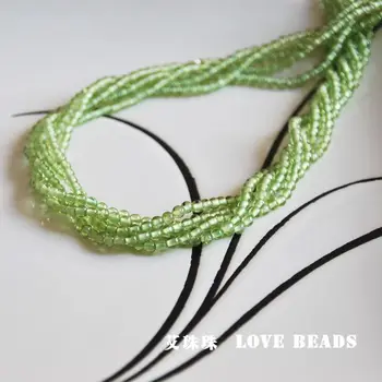 安い ナチュラルカンラン石ペリドット 2 ミリメートル 3 ミリメートル 15