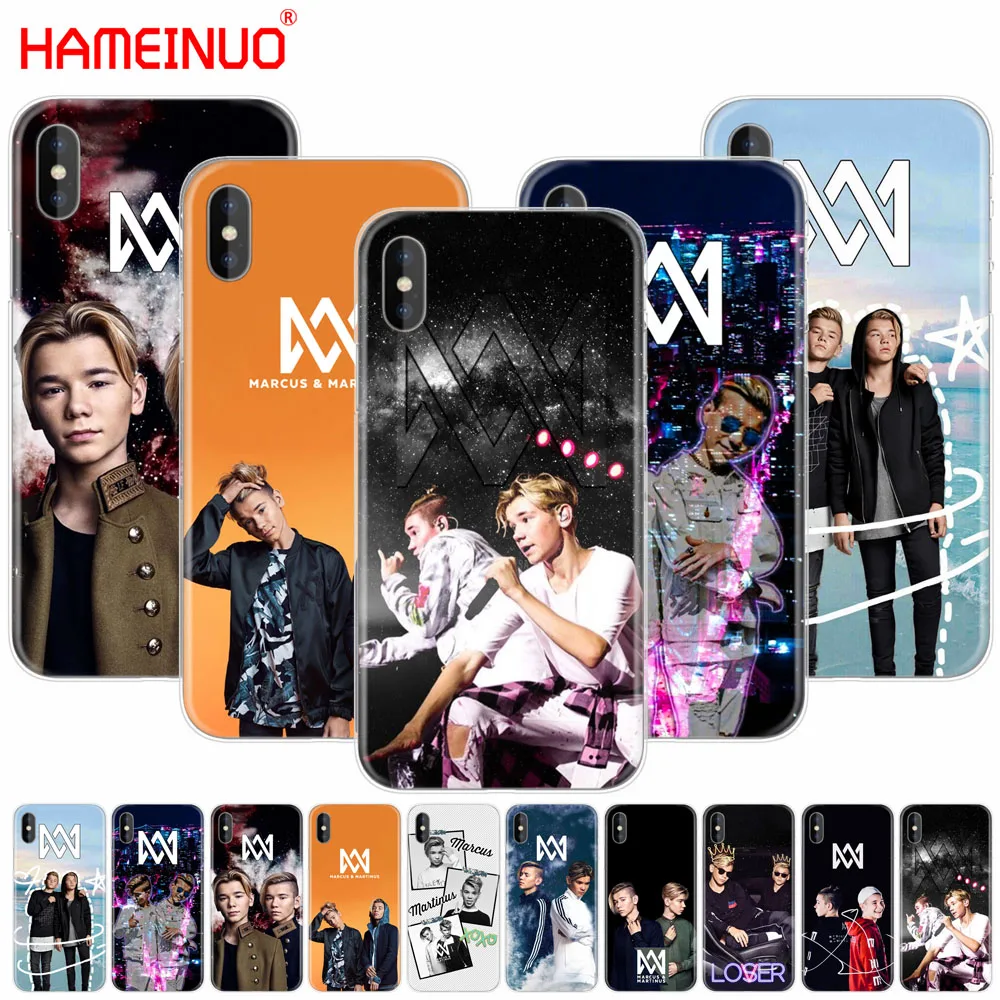 

HAMEINUO Marcus & Martinus cell phone Cover case for iphone X 8 7 6 4 4s 5 5s SE 5c 6s plus