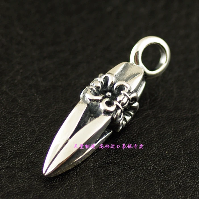 

Apotropaic pure silver bullet silver pendants