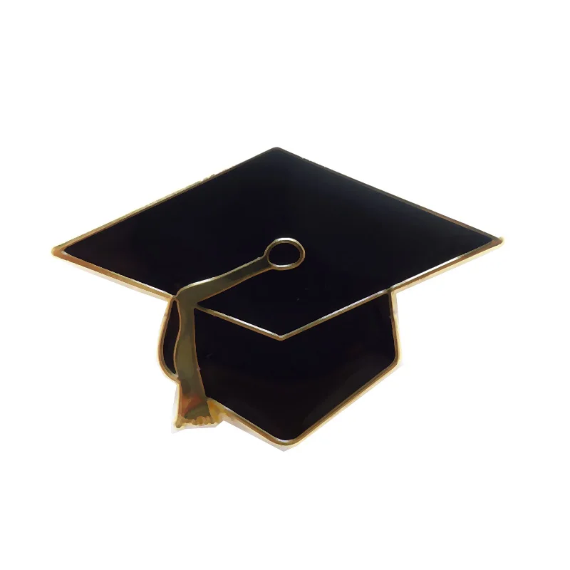 

28mm Metal Trencher cap pin badge for graduation student crafts(Iron+epoxy +butterfly button back)-Free ship (300pcs/lot)