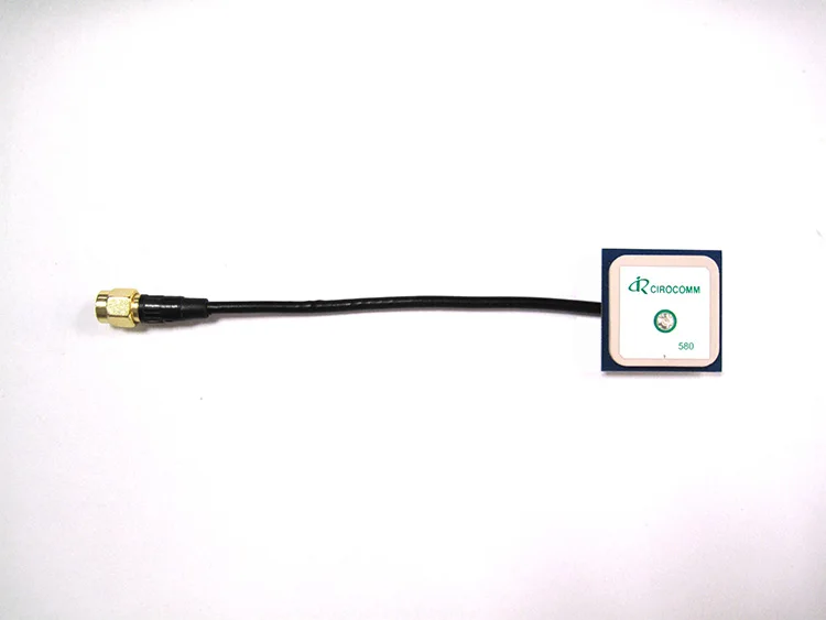 Gps антенны 32dB высокого усиления Cirocomm Встроенный gps активный патч антенны RG174 кабель SMA охватываемый разъем, BS-580A