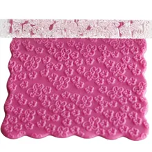 Ferramentas Fondant(сахарная) торт Скалка для украшения торта прокатки, декорированные цветами; ролики для приготовления торта своими руками тиснение подарок