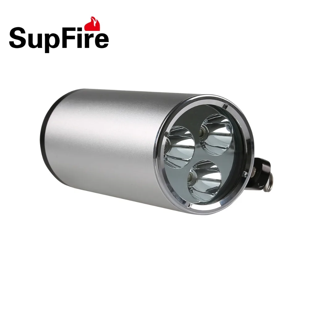 

Supfire D8 160M Professional Portable Explosion-proof Strong Diving LED Flashlight Searchlight 30 Watts by 18650 Battery