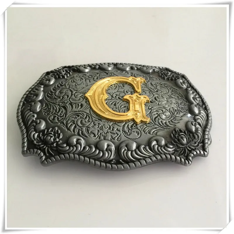 Retail High Quality Letter Series K G Fashion Belt Buckle Man and Woman Jeans Accessories Gift Fit 4cm Width Belt Head