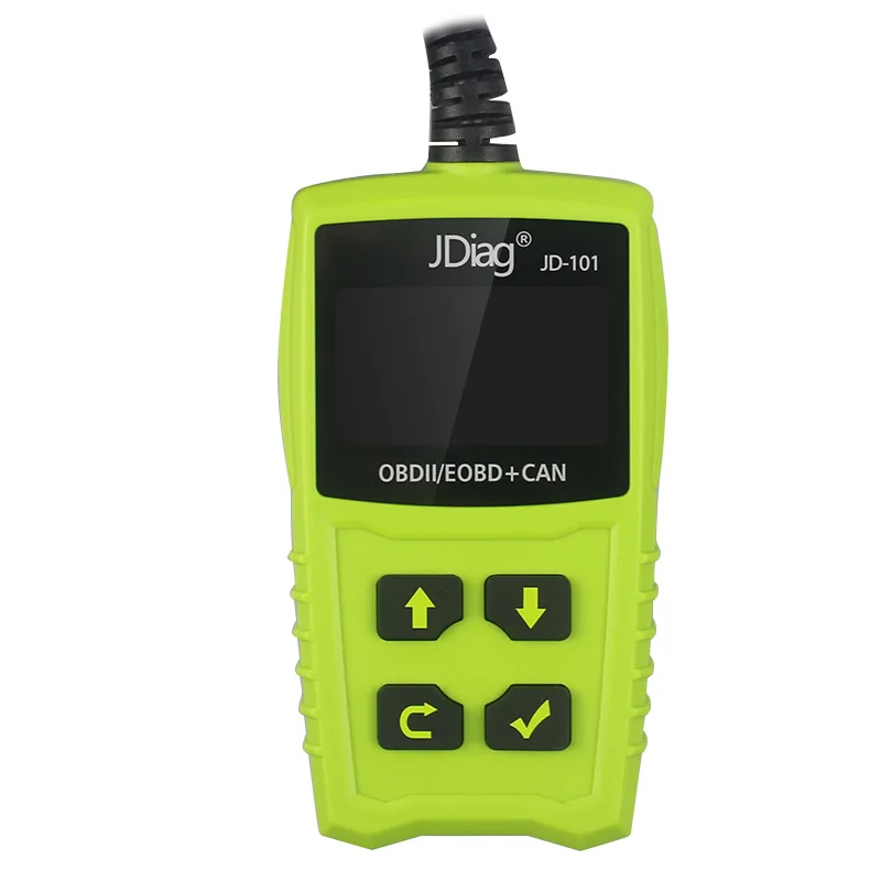 Новейший Jdiag JD101 считыватель кодов JD-101 OBD/OBD2/EOBD автоматический сканер JD101 автомобильный диагностический инструмент лучше чем MS509/ELM32