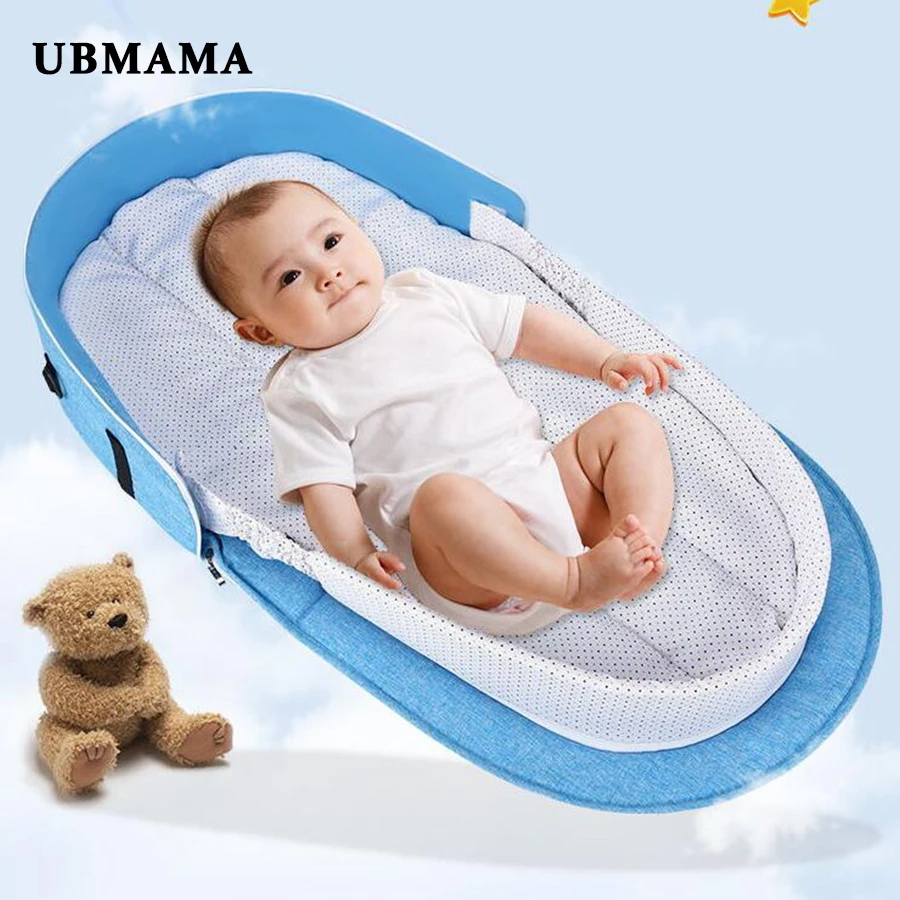 Portable crib with anti-mosquito cover baby bag with anti-mother cover Mummy diaper change bed for travelling