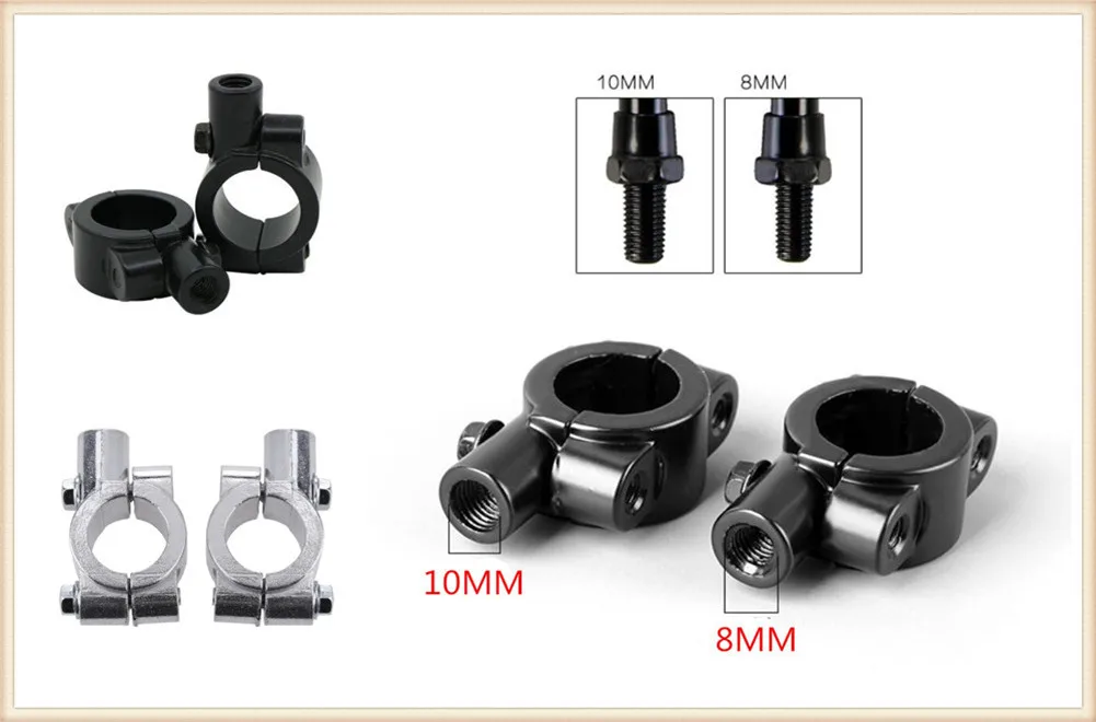 8MM 10MM motorcycle rear view mirror adapter base Connector for Buell Ulysses XB12XT X1 Lightning XB12R XB12Scg XB12Ss XB9