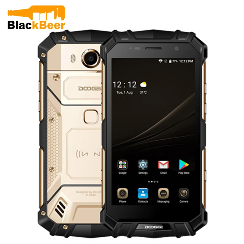 

DOOGEE S60 Smartphone IP68 Waterproof Helio P25 Octa Core 6GB+64GB Android7.0 Cellphone 21.0MP 4G LTE Rugged Tough Mobile phone