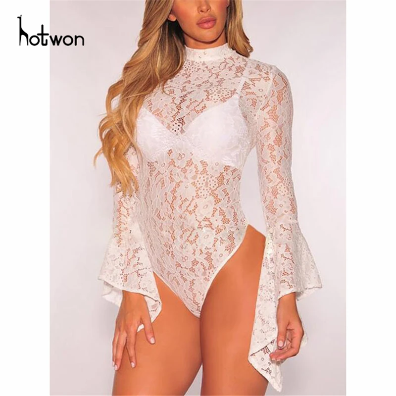 2017 الرسن أكمام bodycon بذلة رومبير أنيقة الأزهار الدانتيل ارتداءها النساء حزب مثير عارية الذراعين ضئيلة ارتداءها أعلى