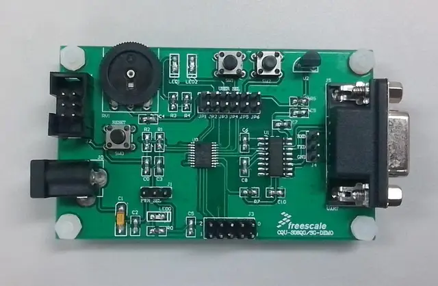 Modest DEMO, MC9S08QG8, Freescale, Carle, 8 bit microcontroller, Demo board, development board, learning board Modest DEMO, MC9S08QG8, Freescale, Carle, 8 bit microcontroller, Demo board, development board, learning board