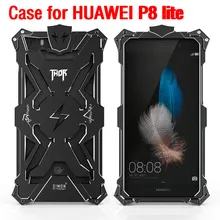 Fundas p8 lite Original Design Cool armor THOR IRONMAN Metal mobile phone protect cover shell bag case for huawei p8 lite case