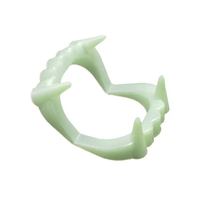

Glow In The Dark Vampire Fangs Plastic Teeth Costume Accessory Party Favors N23_A