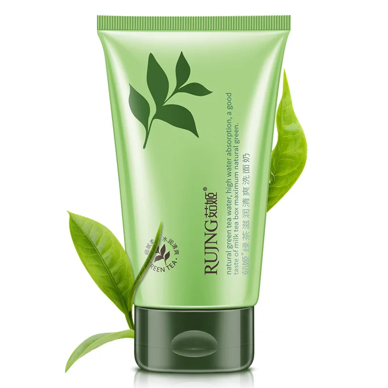 HOT Green Tea Moisturizing Refreshing Facial Cleanser Olive Gentle
