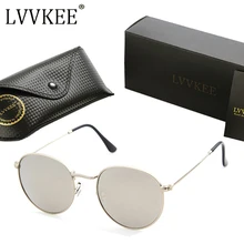 2017 venta Caliente Clásico de la marca Mujeres Ronda gafas de Sol Polarizado para pequeña Cara gafas de Sol Mujer hombre gafas de Sol gafas de sol mujer