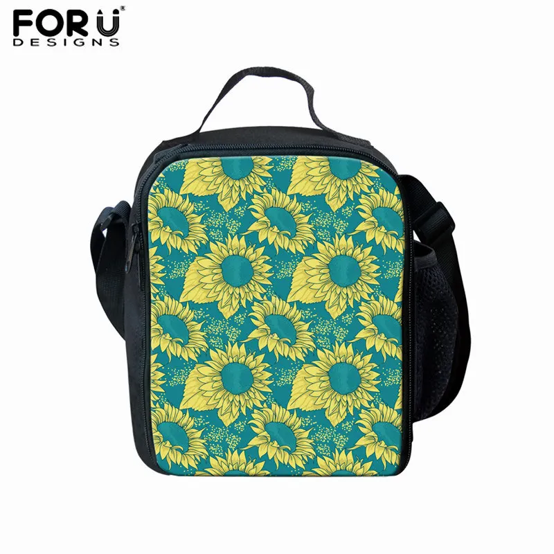 FORUDESIGNS/Новые рюкзаки с подсолнухами, школьные сумки для девочек-подростков, Детский рюкзак, детский школьный рюкзак, комплект mochila escolar - Цвет: L5264G