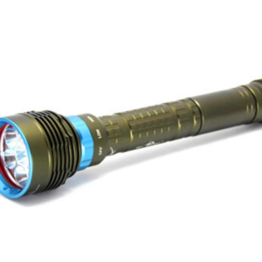 Limited Offer of  Outdoor Tool Underwater 100 Meter 7X XM 7 Pcs L2 LED 26650 Scuba Diving Flashlight Torch Waterproof