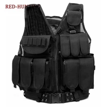 Тактический сетчатый жилет дышащий страйкбол Пейнтбол военная игра камуфляж охотничий жилет w/тактический ремень пистолет кобура Mag мешок