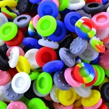 

100 pcs For PS4 handle rocker cover silicone Analog Joystick Cap for Sony PS4 for PS2 PS3 for Xbox one 360