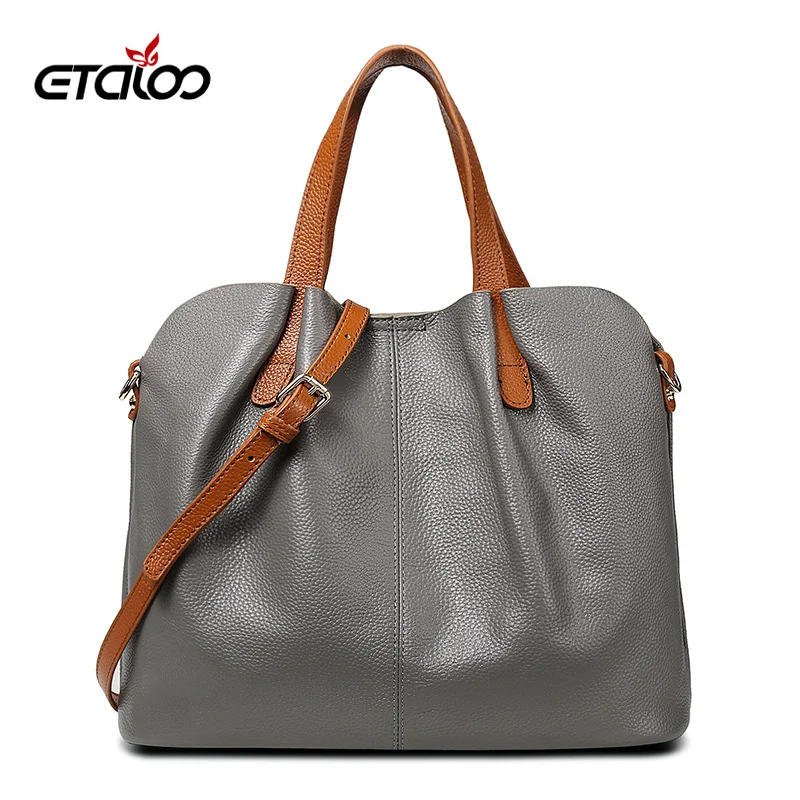 Женские сумки из 100% натуральной кожи через плечо для женщин сумка Bolsa Feminina Tote