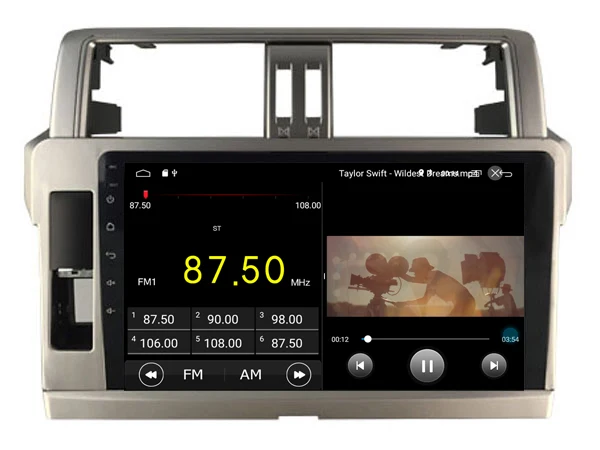 Flash Deal Elanmey top equipped 8 cores+4GB ram+64G rom android 8.1 car radio fit for toyota prado LC150 2014 gps navigation multimedia 4