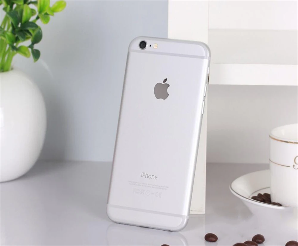 Для Apple iPhone 6 6-го поколения 4,7 дюймов IOS двухъядерный мобильный телефон 8MP 4 аппарат не привязан к оператору сотовой связи 1G Оперативная память 16 Гб/64/128 ГБ Встроенная память за счет сканера отпечатков пальцев, определение отпечатка пальца