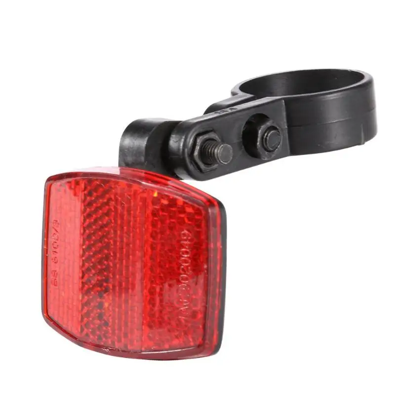 Велосипедный передний задний Plsatic Светоотражающие линзы MTB дорожный велосипед отражатели для ночной езды безопасные Предупреждение ющие задние фонари - Цвет: Красный
