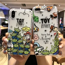 Cute font b Toy b font Story cartoon woody Buzz Lightyear font b phone b font