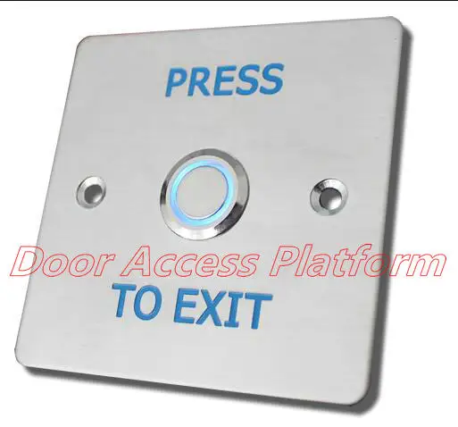 

Metal Case Access Door Release Button, Door Lock Push Button, Exit for Door Access Control System Whole metal materials exits