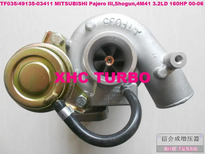 Новый турбокомпрессор TF035/49135 03411 ME191474 для MITSUBISHI Pajero III Shogun 4M41 3.2LD 160HP 2000 2006|turbine
