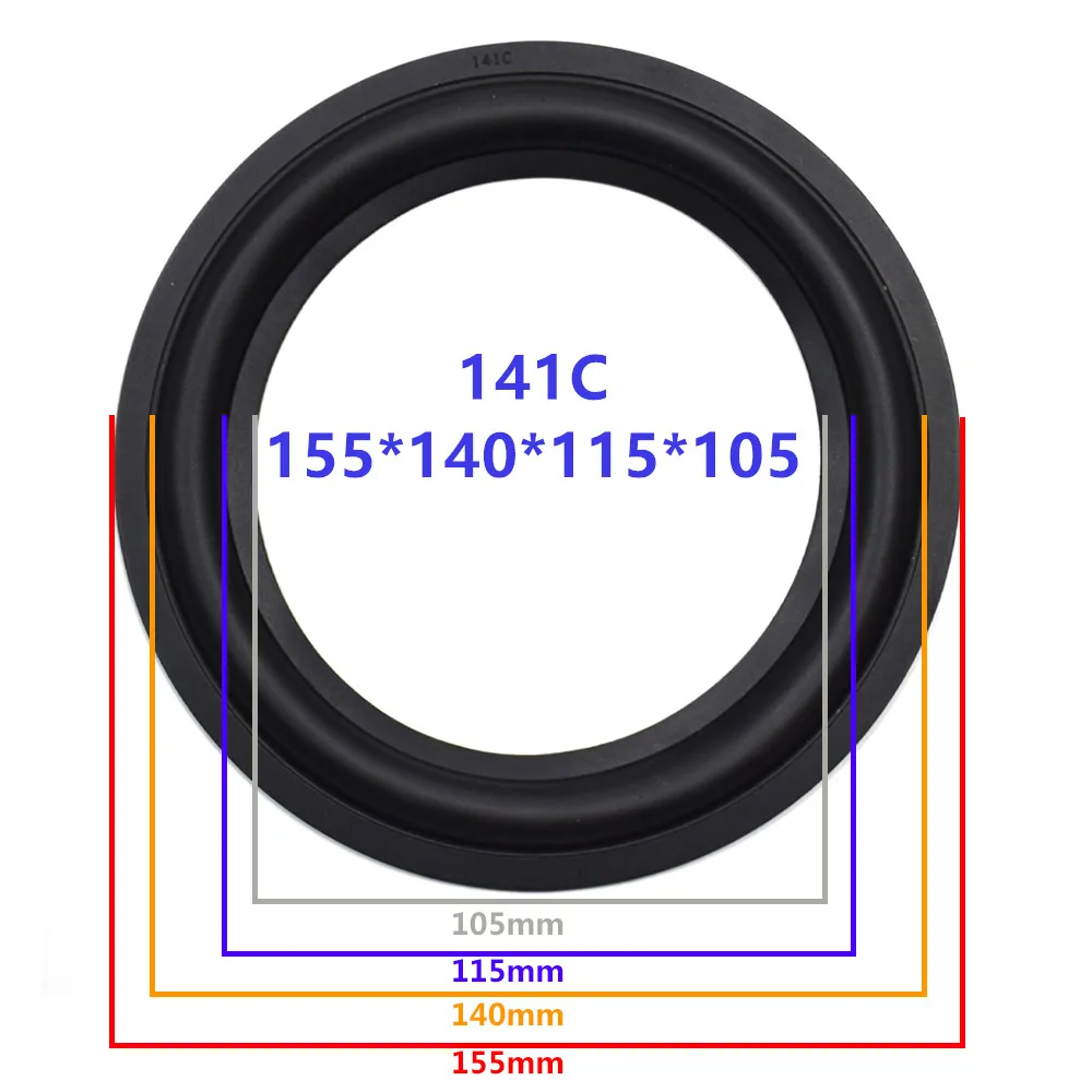 6,5 дюймов динамик резиновый объемный Ремонт Динамик DIY Подвеска сабвуфер резиновый объемный боковой динамик ремонт - Цвет: 141C