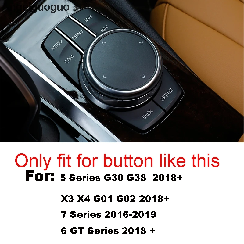 Автомобильные Мультимедийные кнопки накладка наклейка для BMW 5 серии G30 G38/7 2016 2019 /