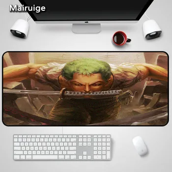 

Mairuige Roronoa Zoro Anime One Piece Mat Oka Shichibukai Size 300x800mm Table Mat Mousepad Mousemat Notebook Computer Mouse Pad