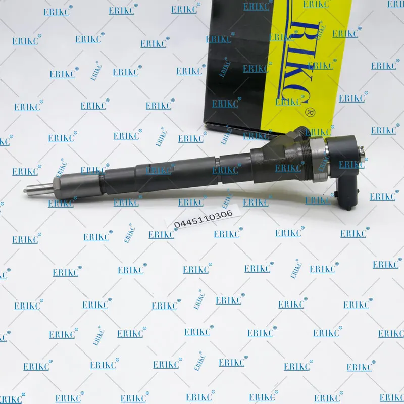 ERIKC Inyector 0445110306 инжектора топлива коллектора системы впрыска топлива 0 445 110 306 впрыска дизельного двигателя Топливные форсунки 0445 110 306 для HYUNDAI