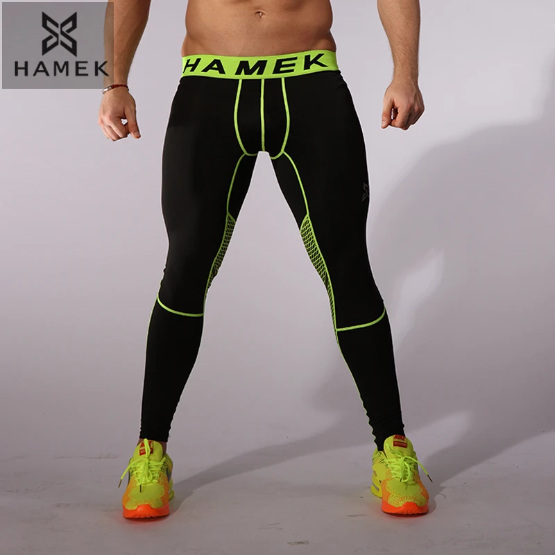 Buy 2017 running tights men's pants compression