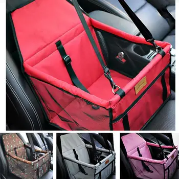

Car Seat Dog Cat Pet Oxford Mat Travel Basket Breathable Puppy Car Carriers Bag Box -35