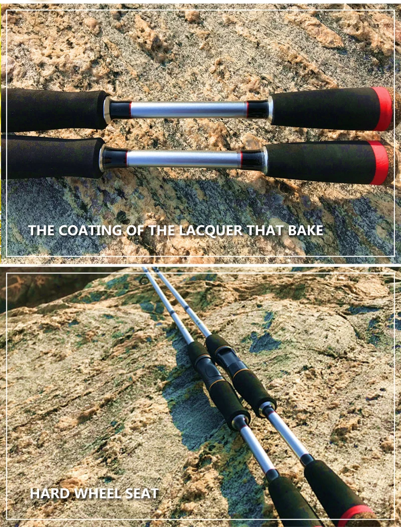 2018 New lure rod line weight6-12LB 2 tip spinning fishing rod M actions 3-21g lure weight Casting Lure Fishing Rod (2)