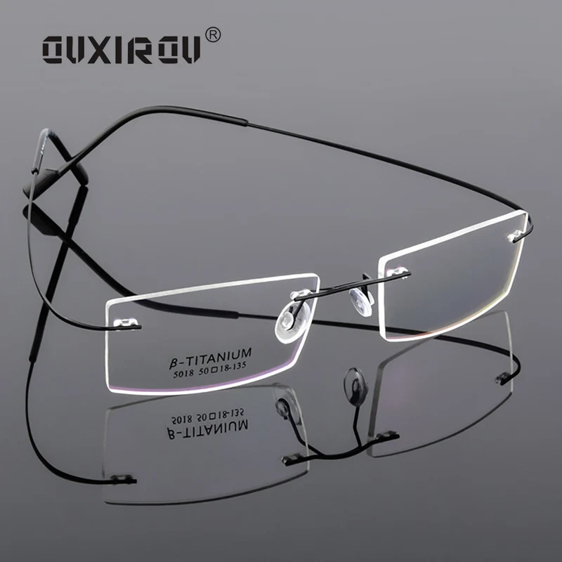 Модные титановые очки без оправы с эффектом памяти для женщин и мужчин, легкие гибкие оптические очки, оправа Oculos De Grau, очки s134