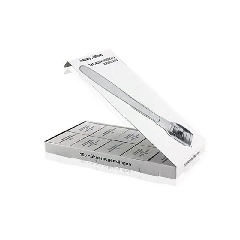 

Solingen 100pcs blades total Replacement Blade for Callous Corn Cutter Razor Double-Edged Salon Tools