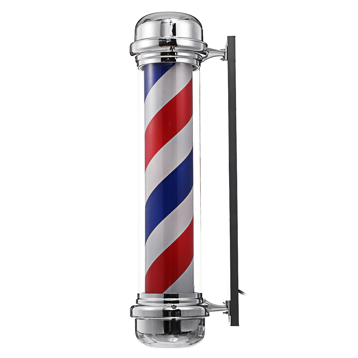 4 Types Barber Shop Light Red White Blue Stripes Rotating LED Light Lamp Hairdressing Salon Outdoor Hanging Sign Lamp