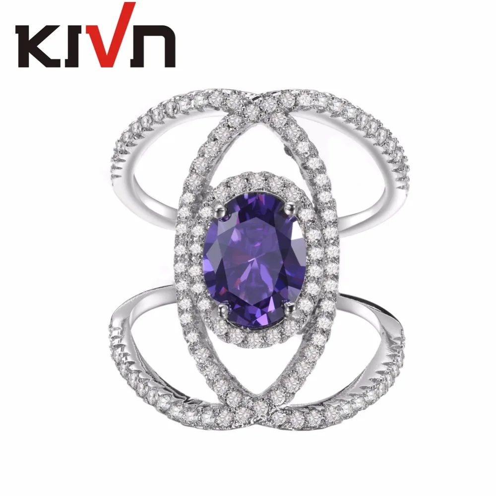 KIVN модные ювелирные изделия Нежный крест над X CZ кубический цирконий для женщин