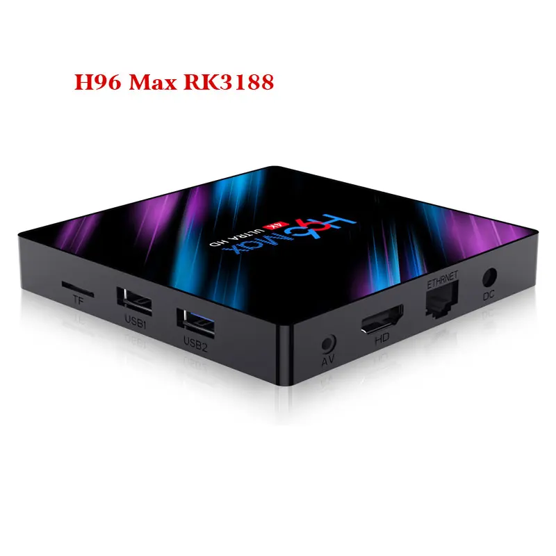 2019 H96 max Android 9.0 Smart TV BOX Rockchip RK3318 Quad Core Media Player 4g RAM 64g RAM 2.4G/5G wifi BT4.0 1080P Set Top B