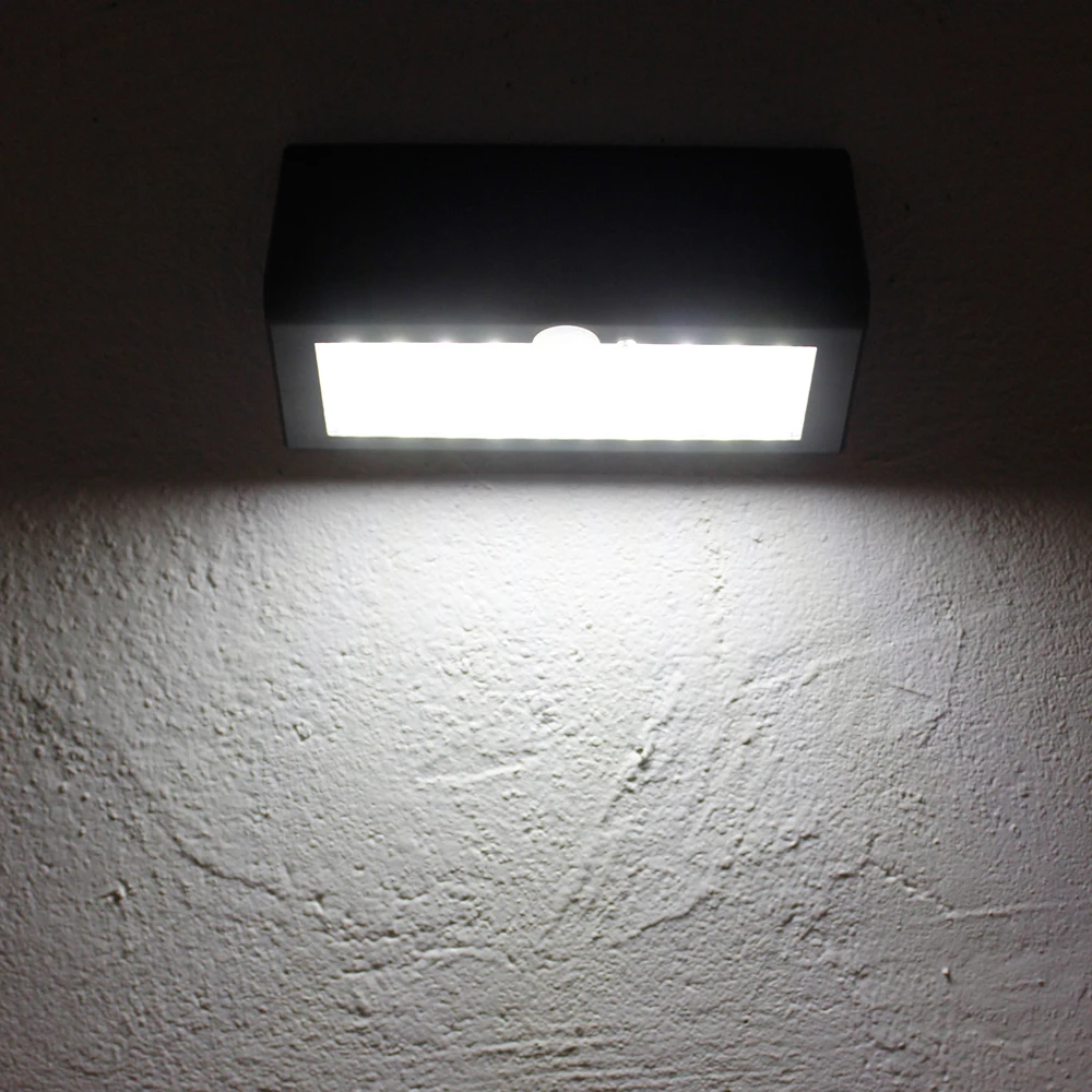 Новый Солнечный свет 20/45/48 LED наружная настенная лампа PIR датчик движения Детектор