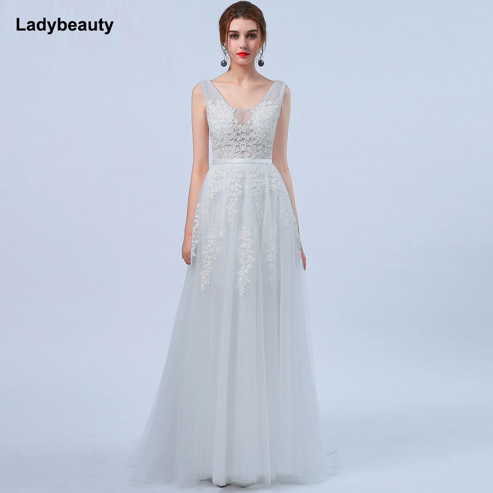 Robe De Mariage Sexy Open Back Bohemian Lace Vintage Boho Beach Wedding Dress 2017 Romantic Wedding
