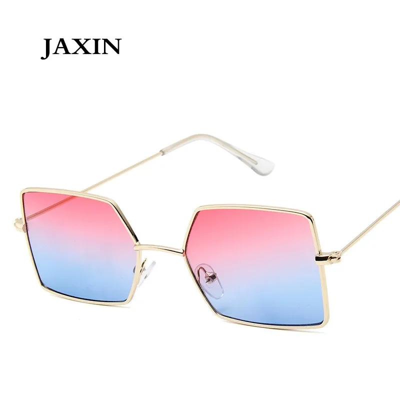 JAXIN oculos индивидуальные защитные солнцезащитные очки мисс Мода металлическая