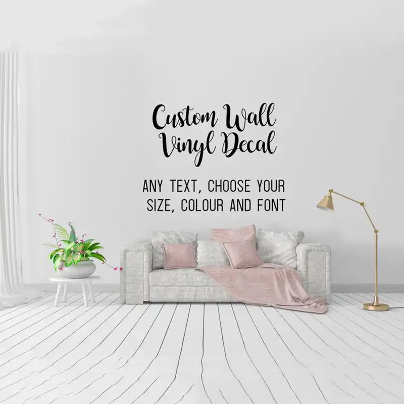 Diseno De Su Propia Etiqueta De La Pared Personalizada Decoracion