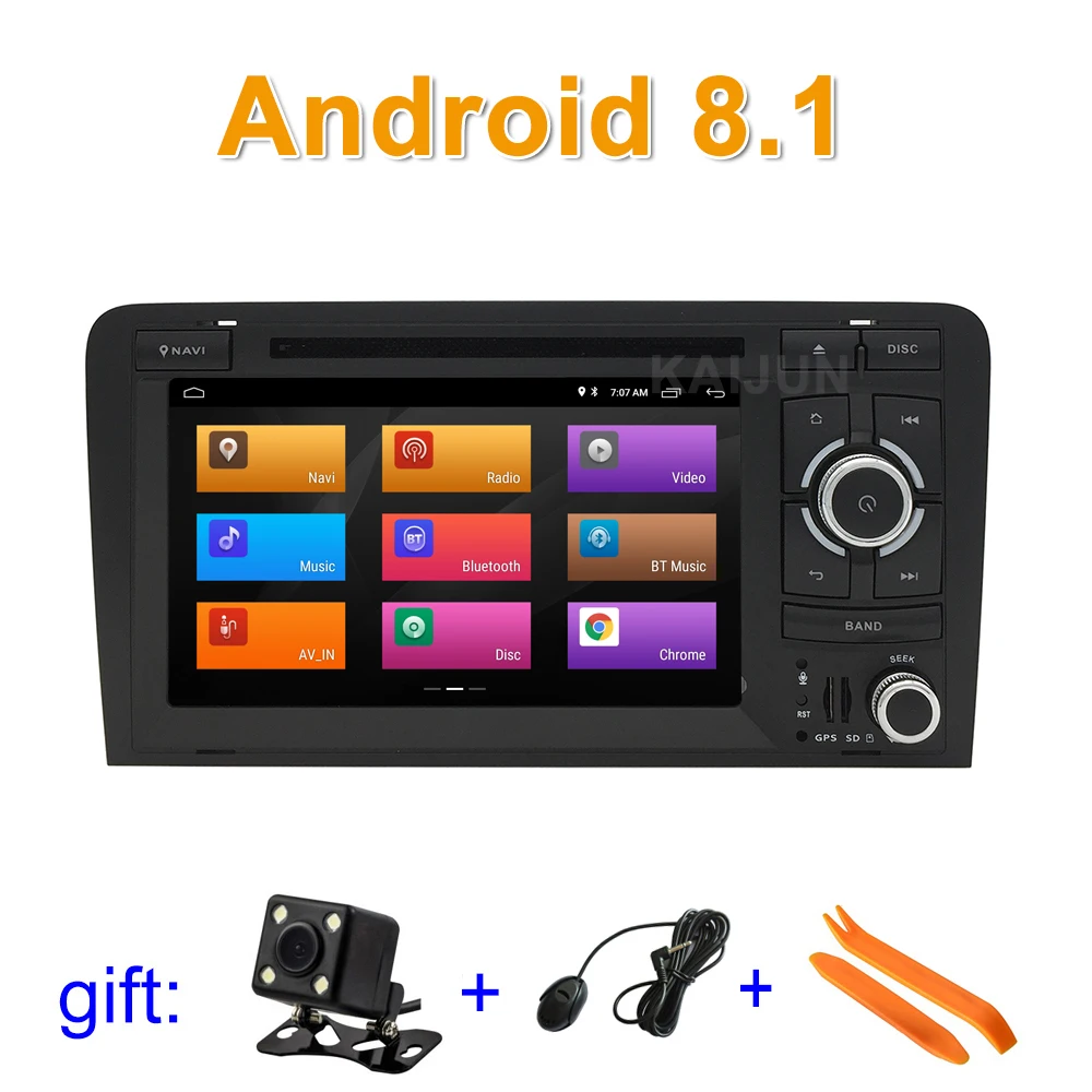 Ips экран Android 8,1 dvd-плеер автомобиля для Audi A3 S3 RS3 с wifi BT gps Радио стерео