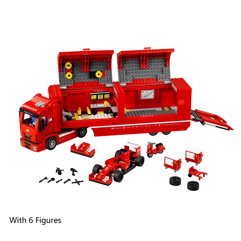

LEPIN 21010 Technic Formula F1 Racing Container Truck Figure Blocks Building Toys For Children Compatible Legoe Bricks